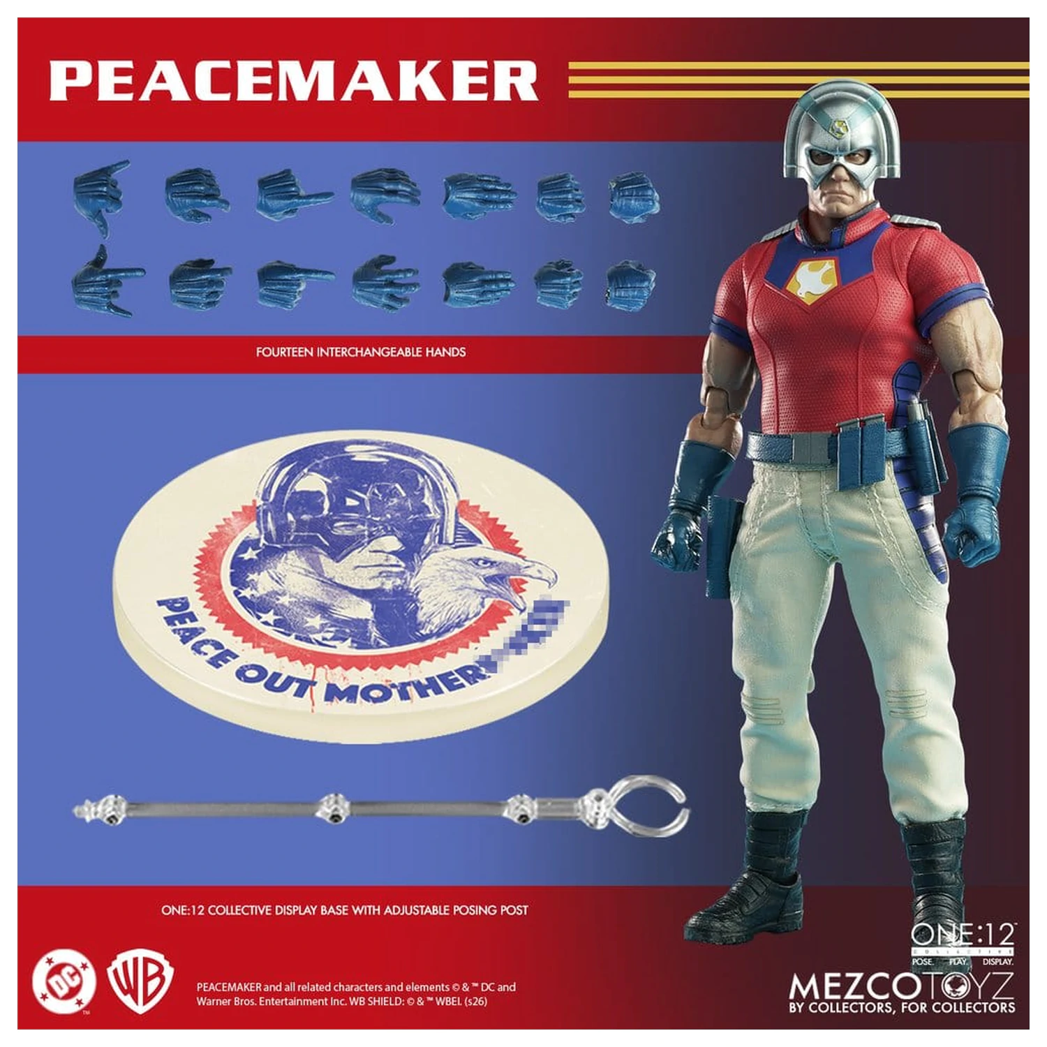 DC Comics One:12 Collective Figurina de actiune 1/12 Peacemaker 17 cm poza produsului