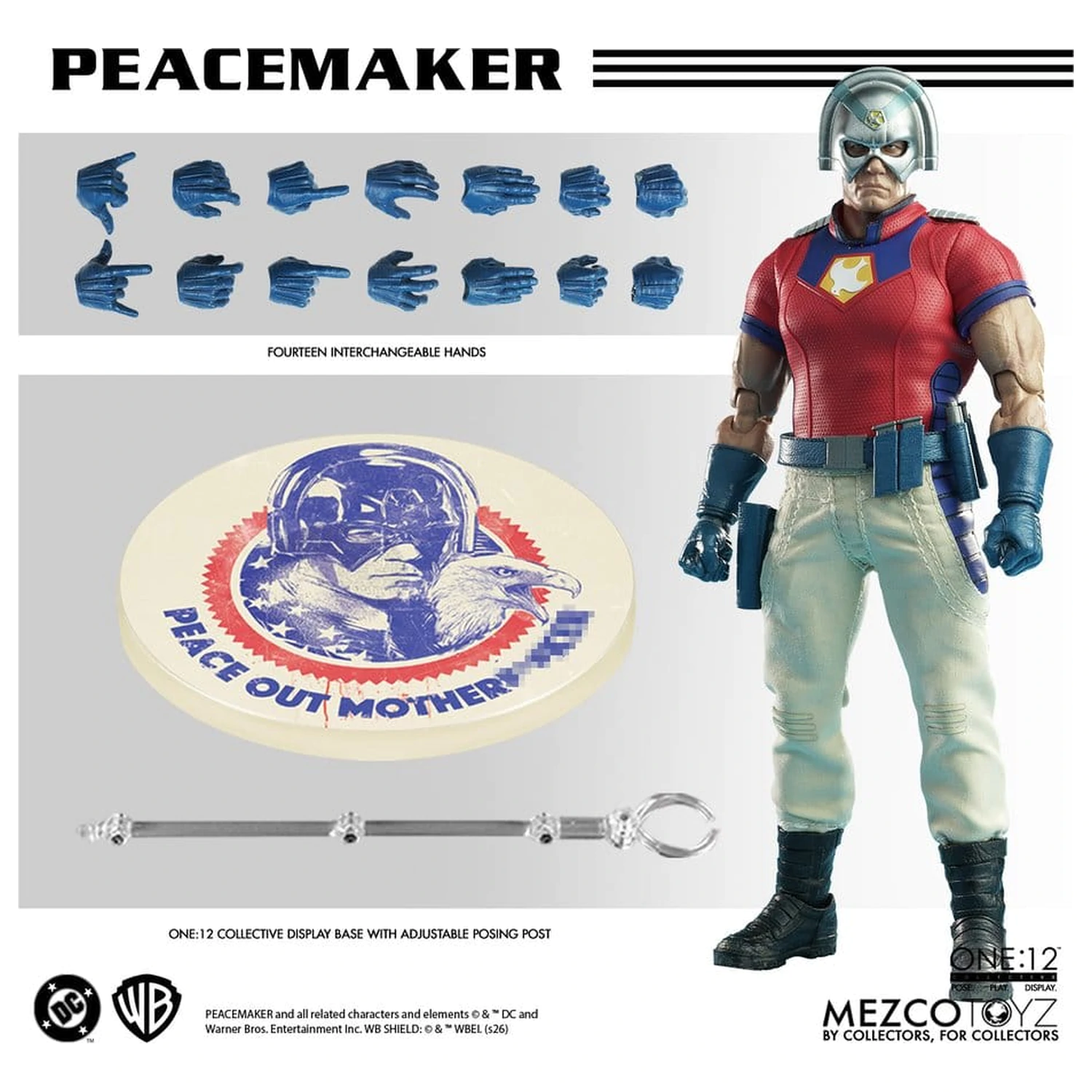 DC Comics One:12 Collective Figurina de actiune 1/12 Peacemaker 17 cm poza produsului