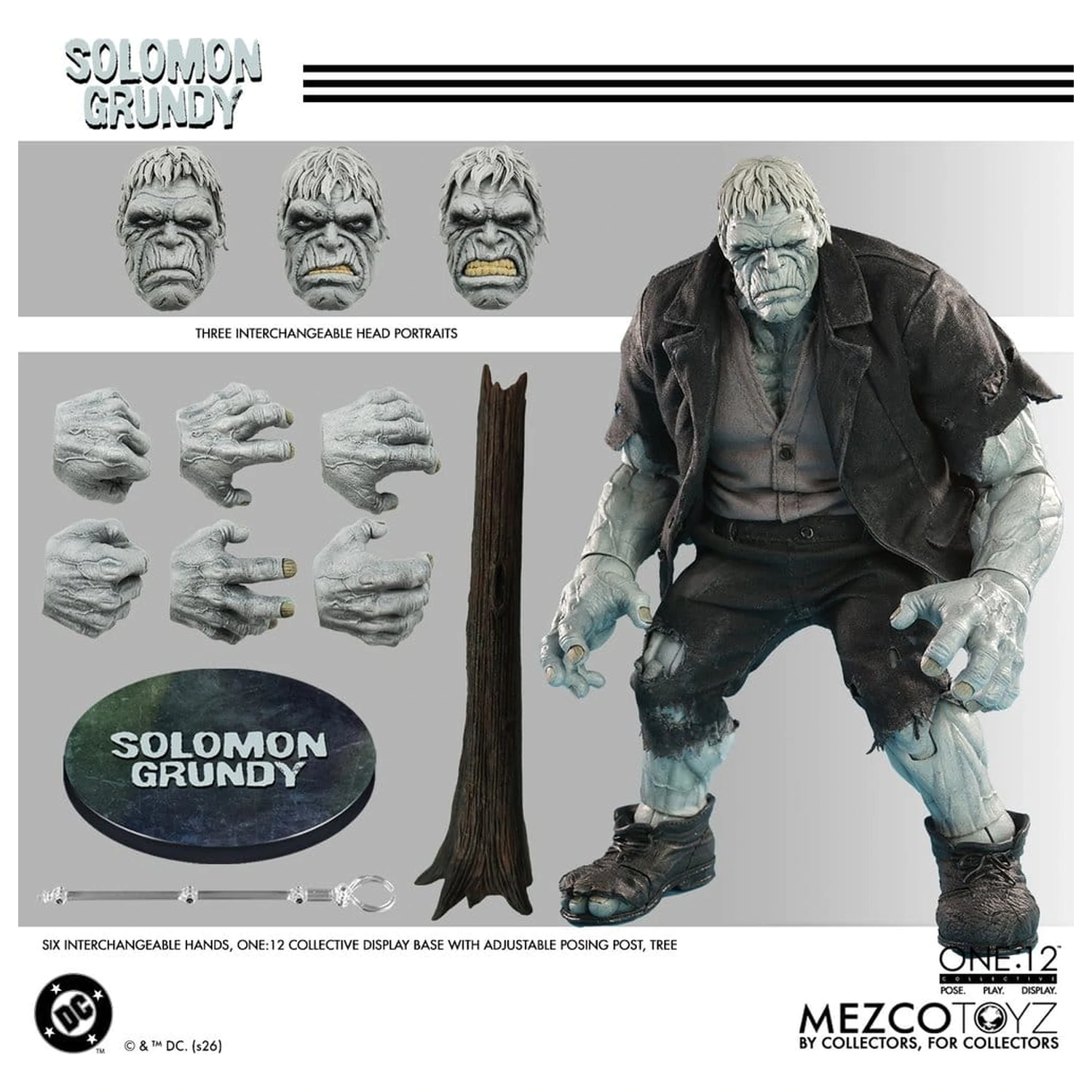 DC Comics One:12 Collective Figurina de acțiune 1/12 Solomon Grundy poza produsului