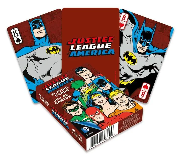 DC Comics Cărți de joc Retro Liga Justiției poza produsului