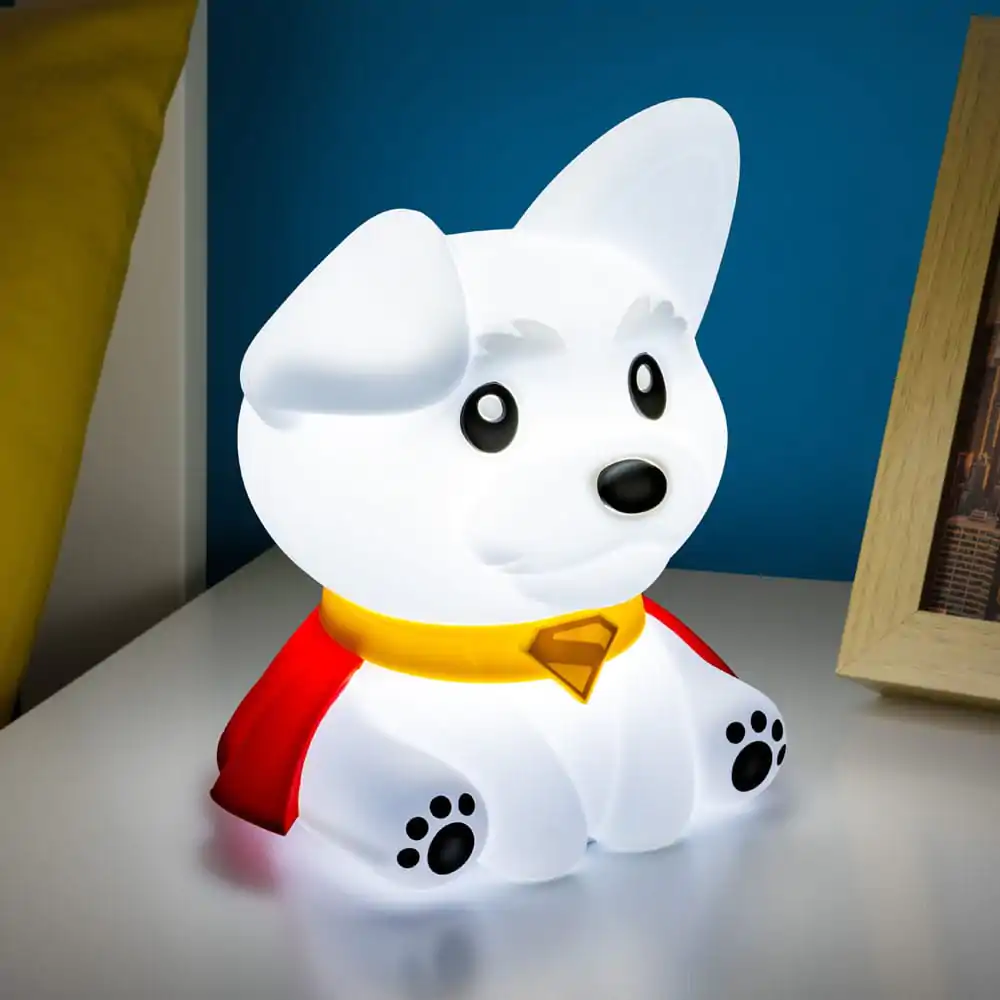 DC Comics Squishy Glo Silicon Light Superman Krypto 17 cm poza produsului