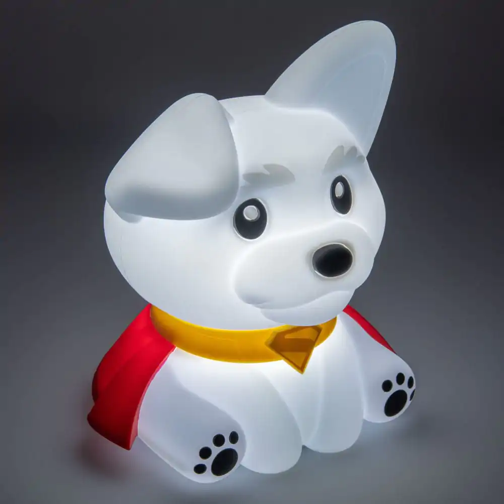 DC Comics Squishy Glo Silicon Light Superman Krypto 17 cm poza produsului