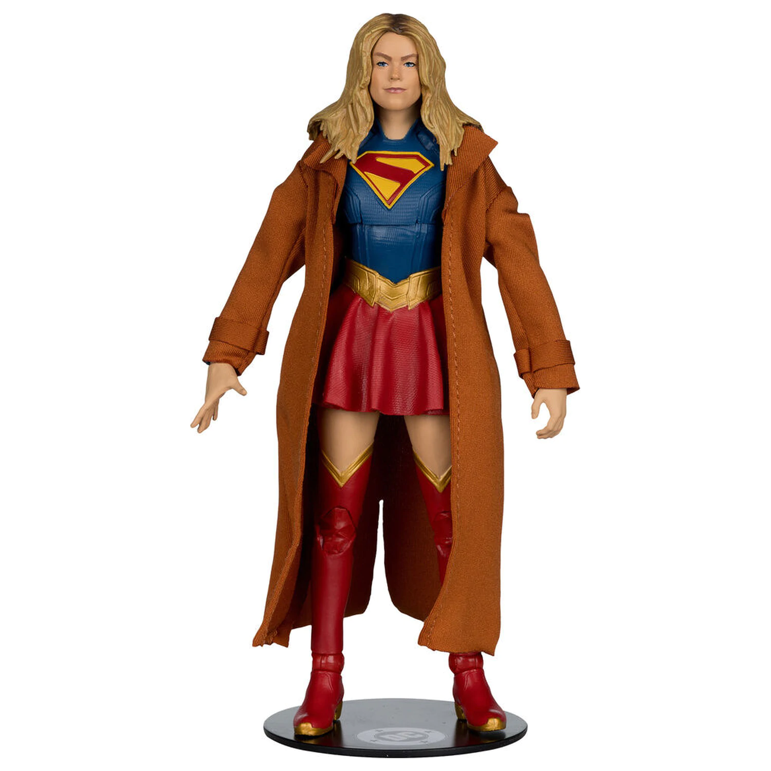 DC Comics Supergirl Deluxe Theatrical Edition Gold Label Collection Supergirl & Puppy Kripto figurina 18cm poza produsului