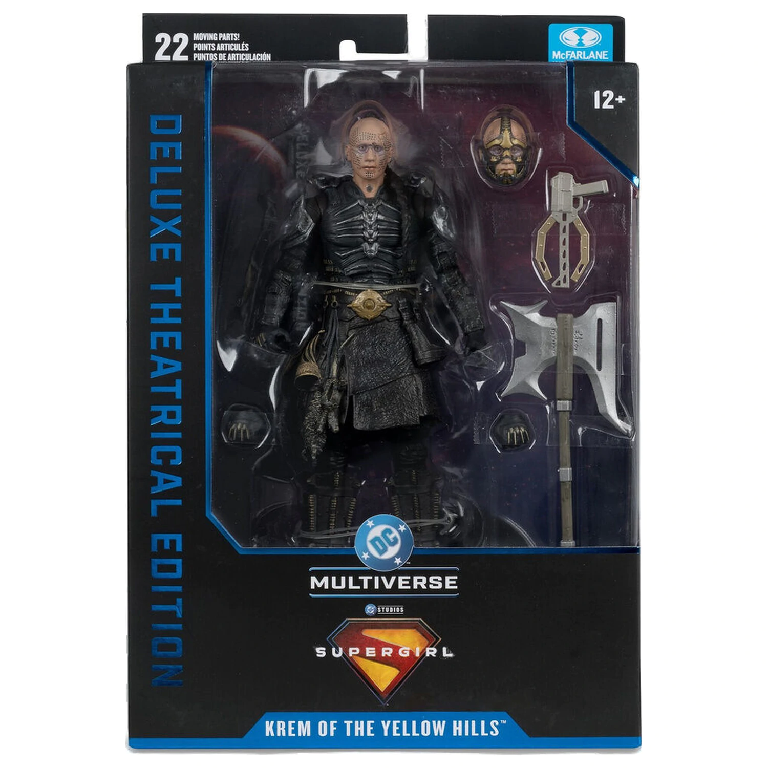 DC Comics Supergirl Deluxe Theatrical Edition Crem de figurina galbena 18cm poza produsului