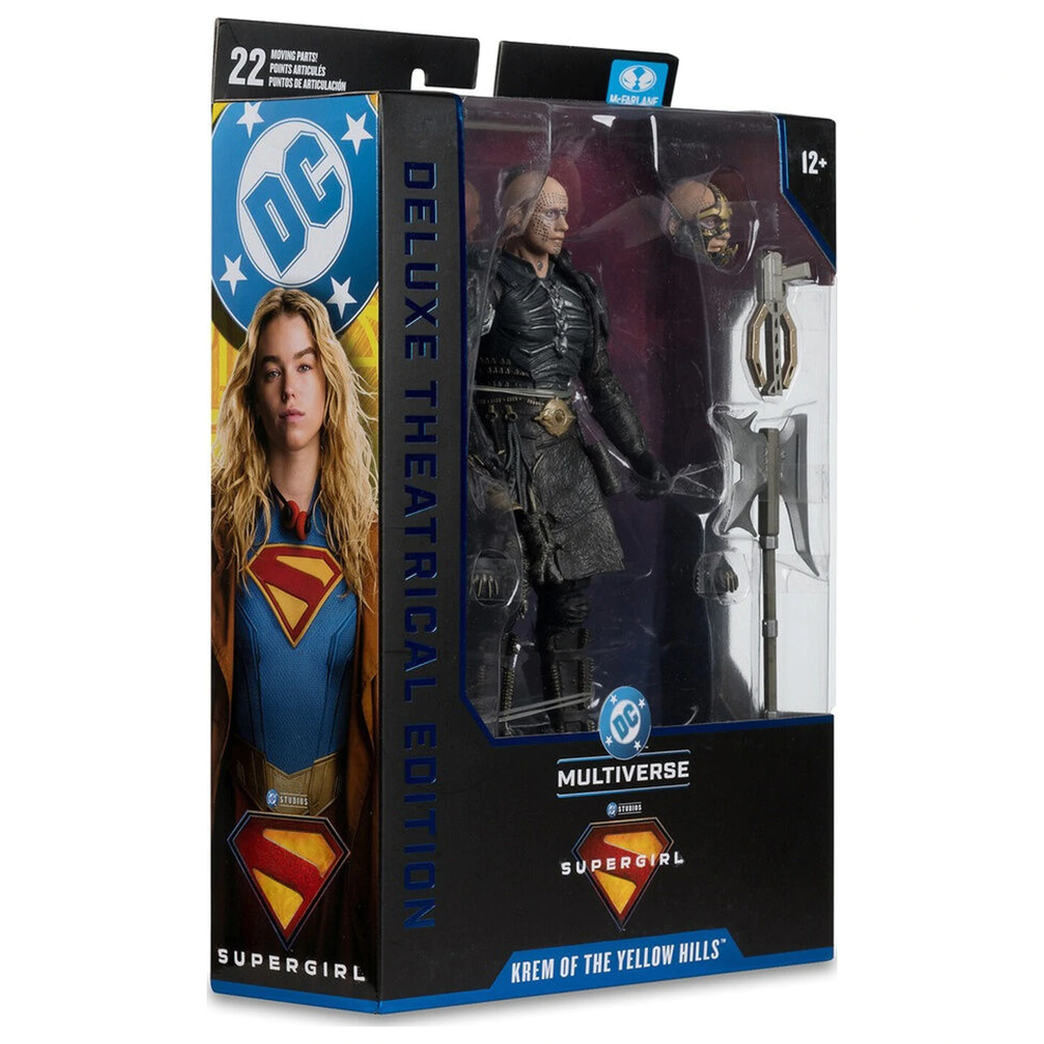 DC Comics Supergirl Deluxe Theatrical Edition Crem de figurina galbena 18cm poza produsului