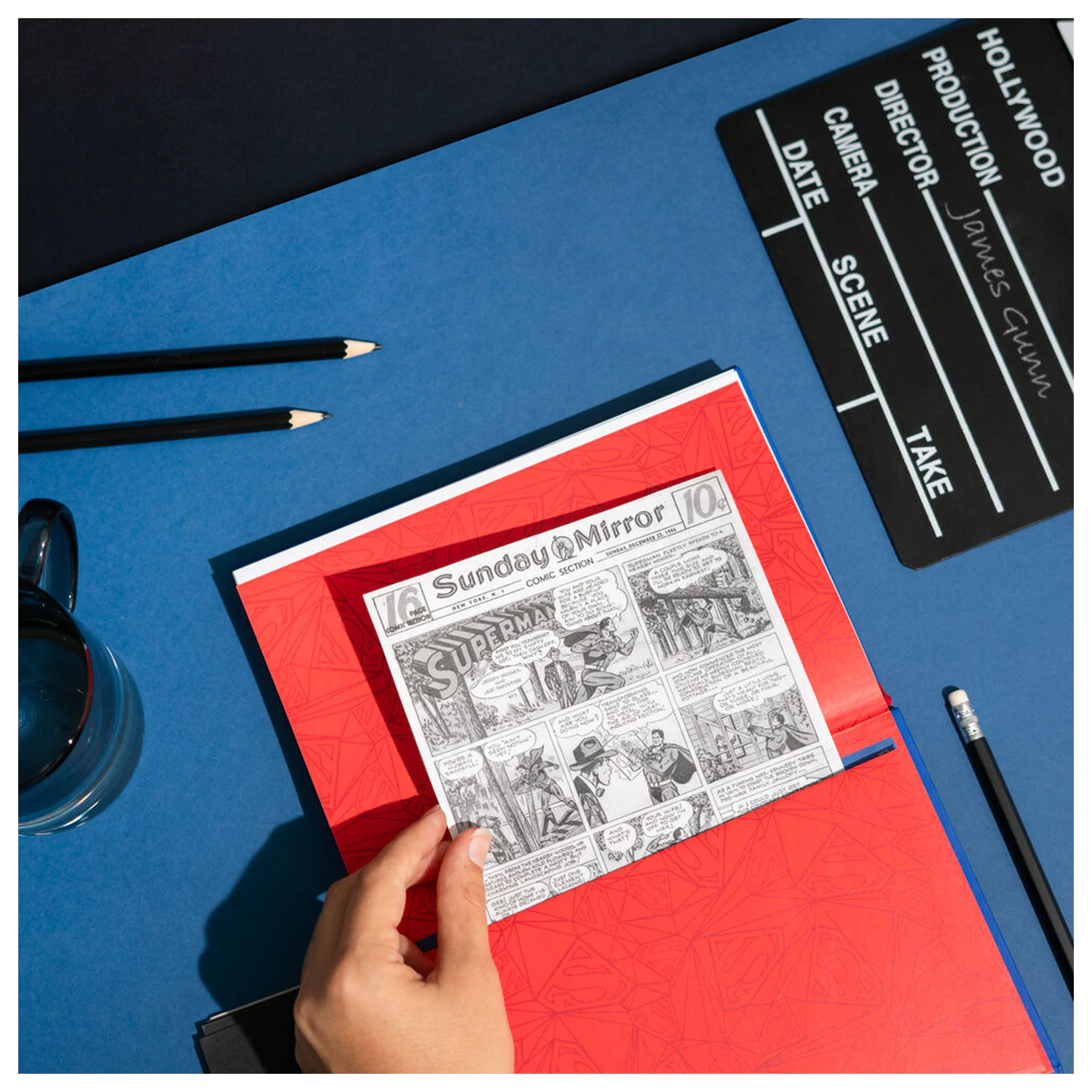 DC Comics Superman Caiet lenticular A5 poza produsului