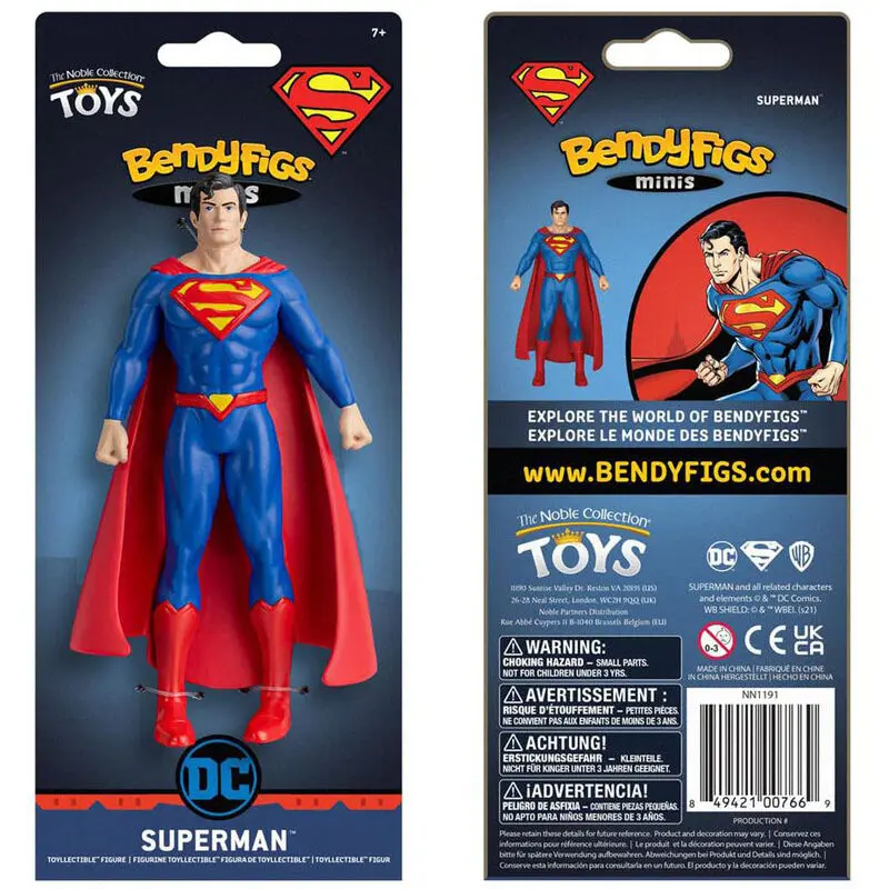 DC Comics Bendyfigs Figurina Flexibilă Superman 14 cm poza produsului