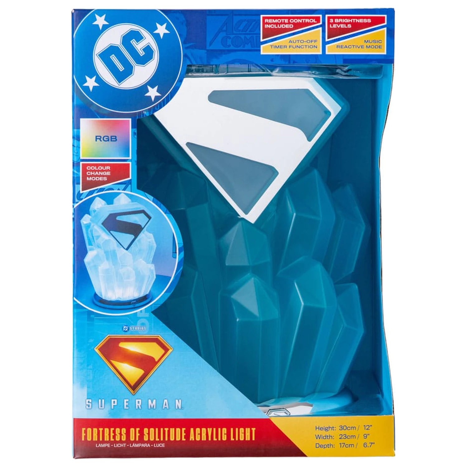 DC Comics Lumina Superman Fortress of Solitude poza produsului