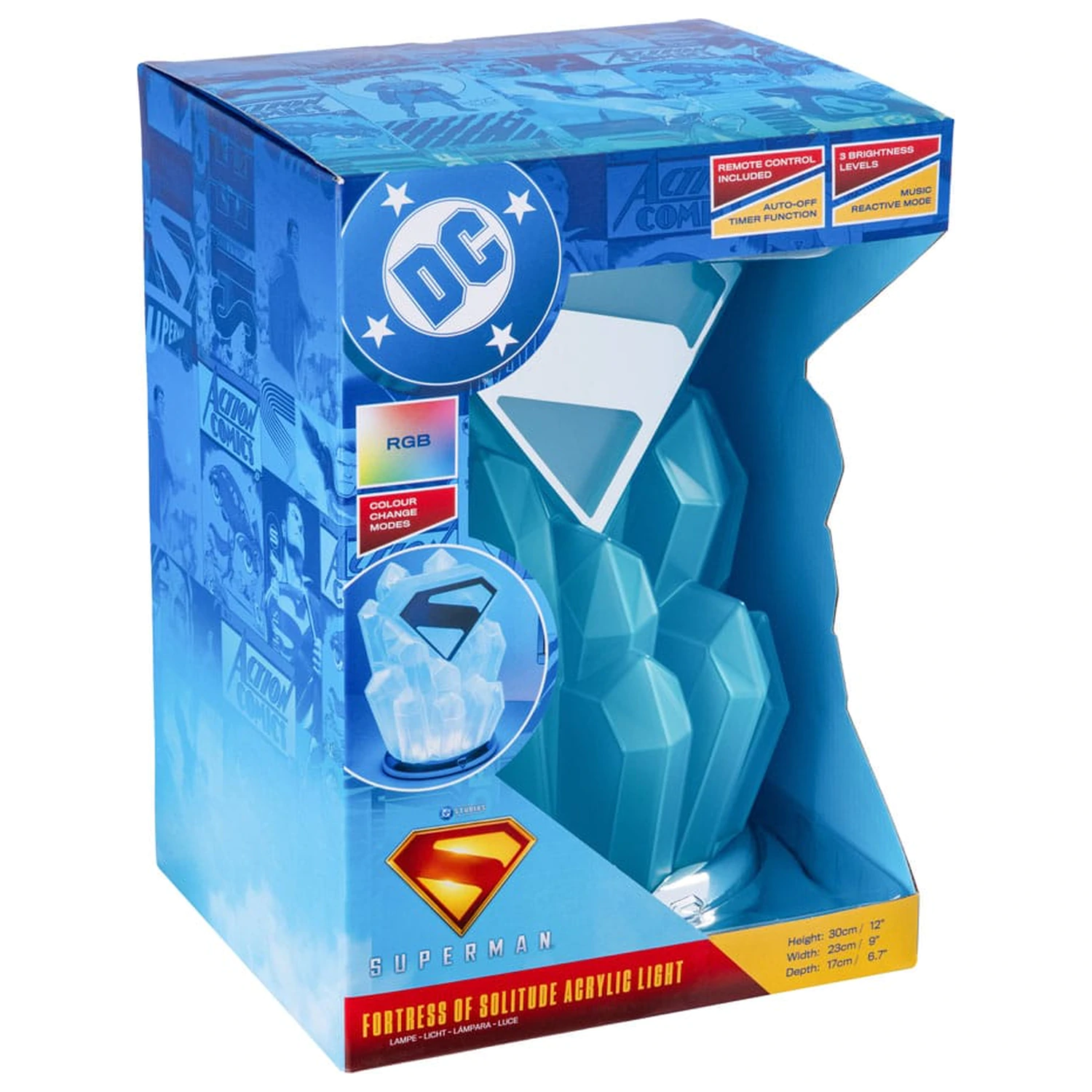 DC Comics Lumina Superman Fortress of Solitude poza produsului