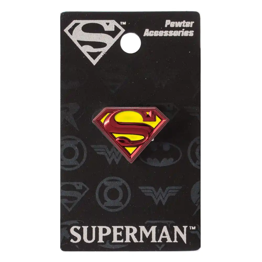 DC Comics Pin Badge Superman Logo colorat poza produsului