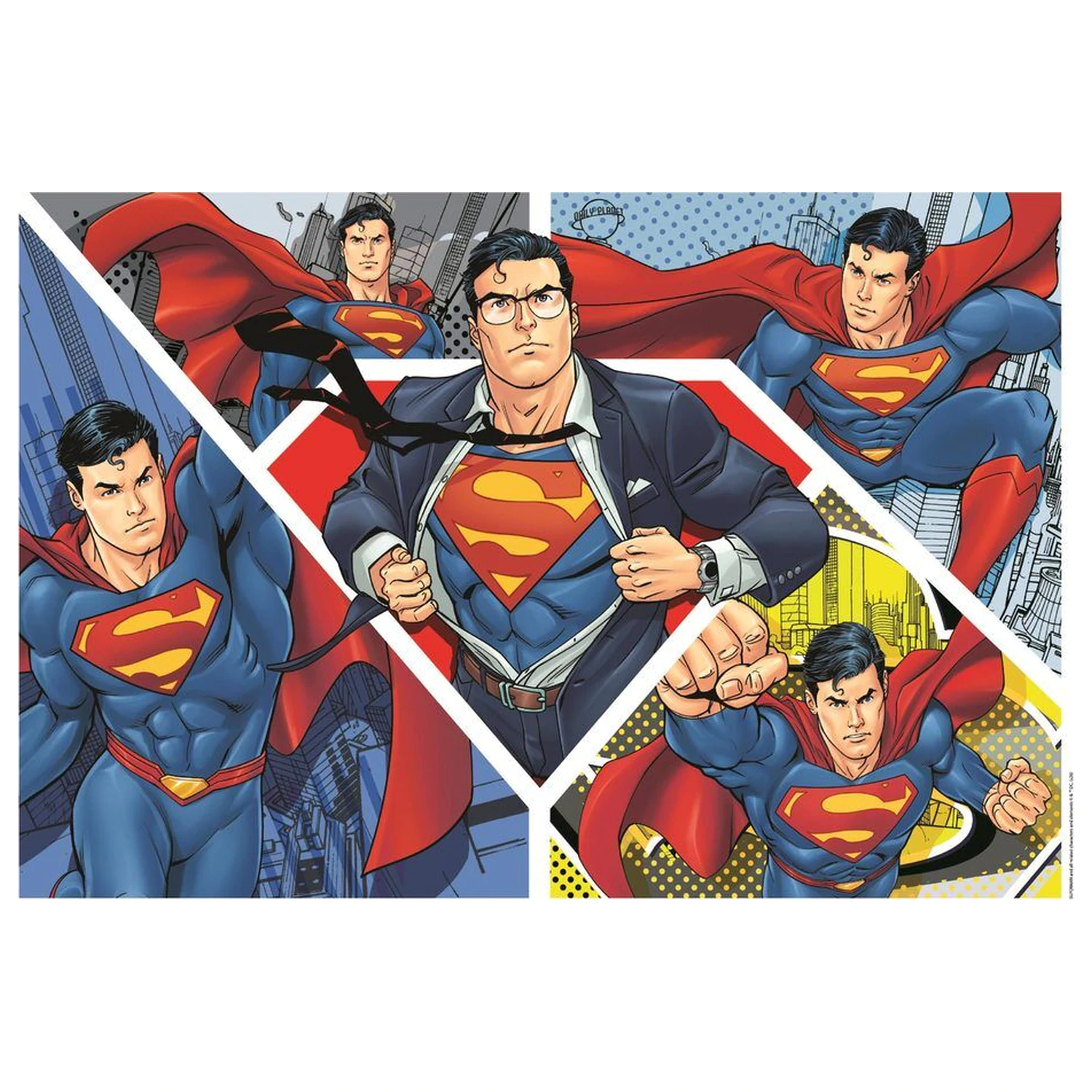 DC Comics superman maxi puzzle 104 piese poza produsului