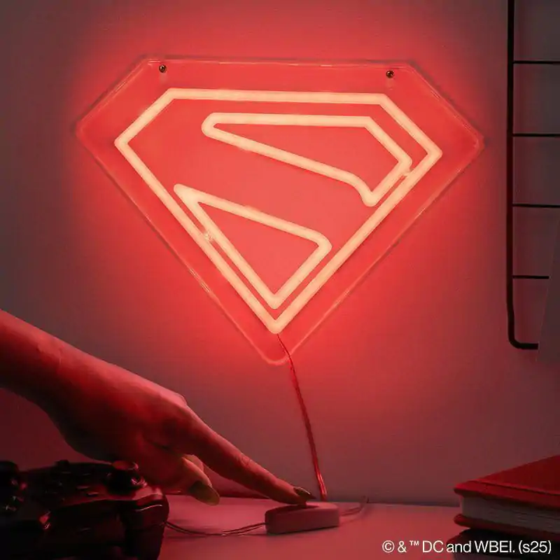 DC Comics Lumină de perete LED tip lampă Superman Neon poza produsului