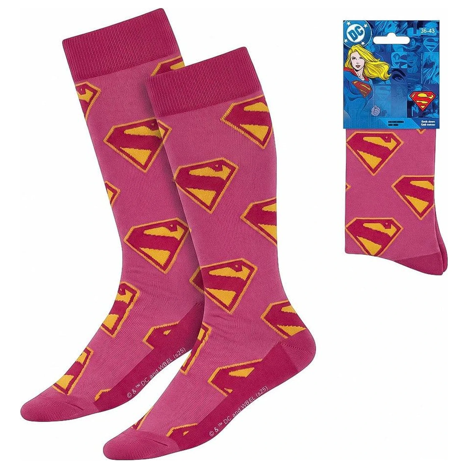 Șosete DC Comics Superman Supergirl 36-43 poza produsului