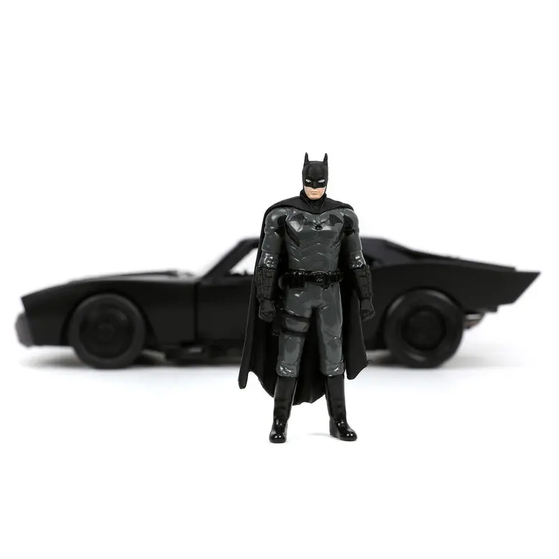 DC Comics The Batman Batmovil Mașina metalica + set cu figurina Batman poza produsului