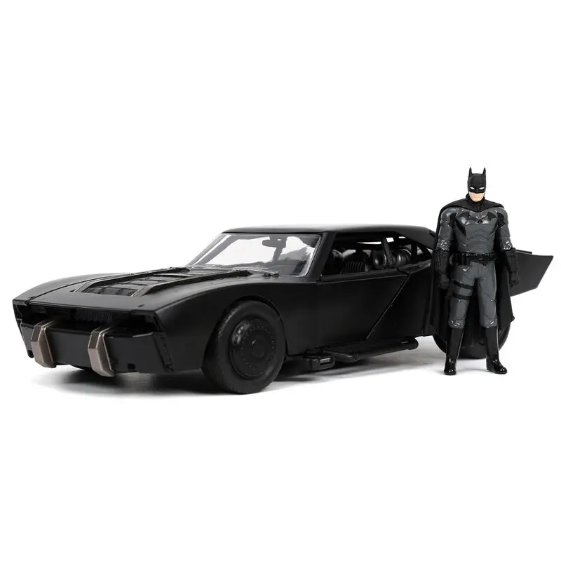 DC Comics The Batman Batmovil Mașina metalica + set cu figurina Batman poza produsului