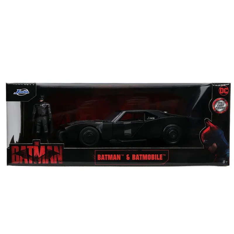 DC Comics The Batman Batmovil Mașina metalica + set cu figurina Batman poza produsului