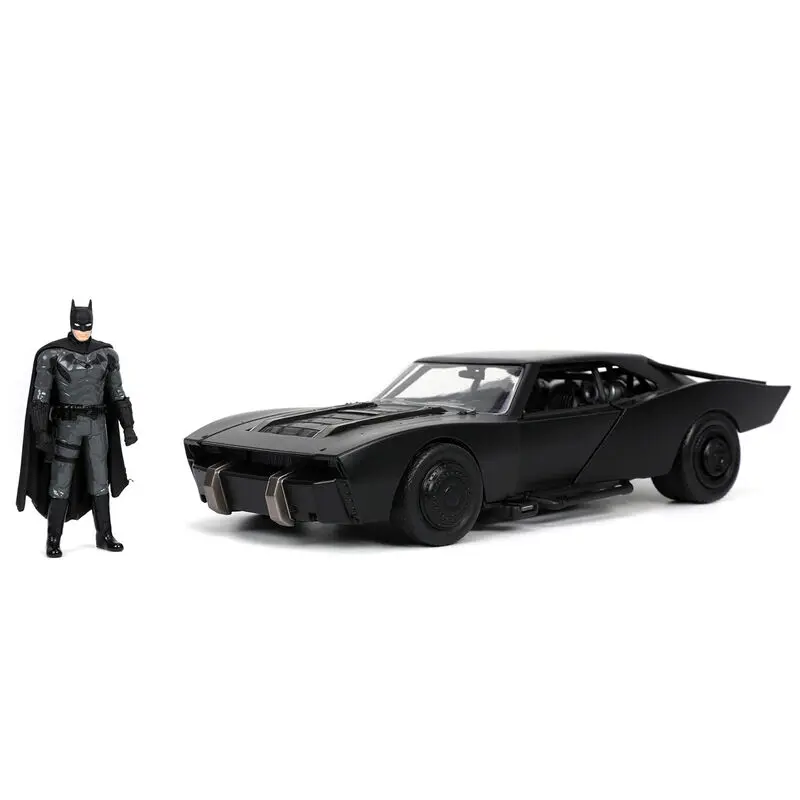 DC Comics The Batman Batmovil Mașina metalica + set cu figurina Batman poza produsului
