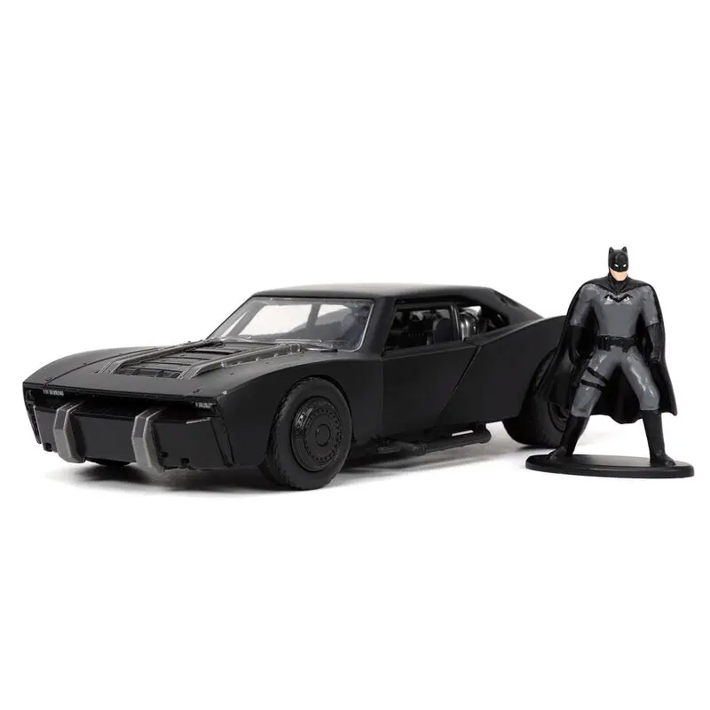 DC Comics The Batman Batmobil Mașină metalică + Set figurină Batman poza produsului