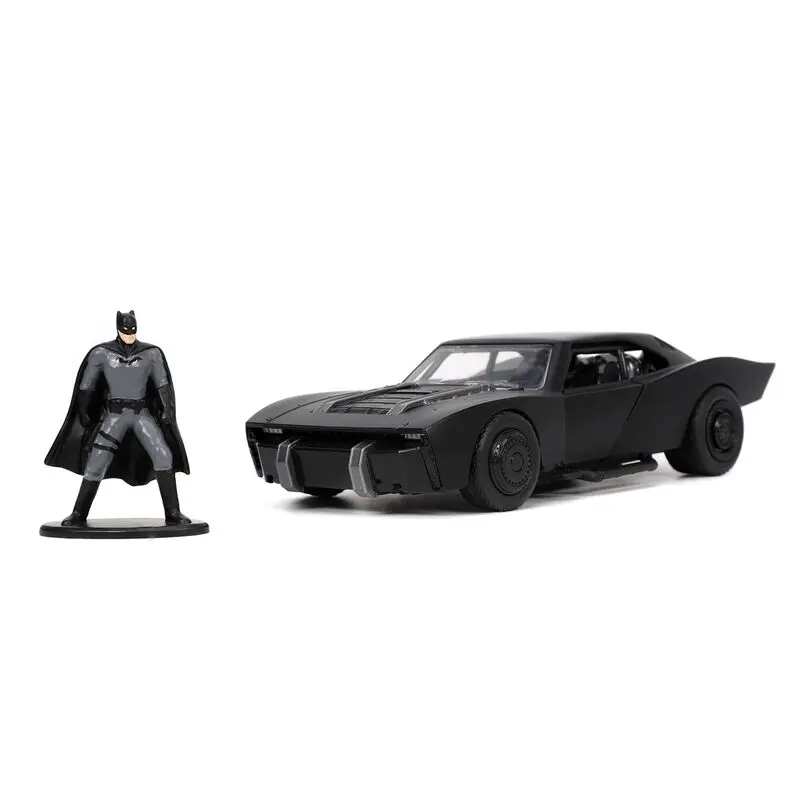 DC Comics The Batman Batmobil Mașină metalică + Set figurină Batman poza produsului