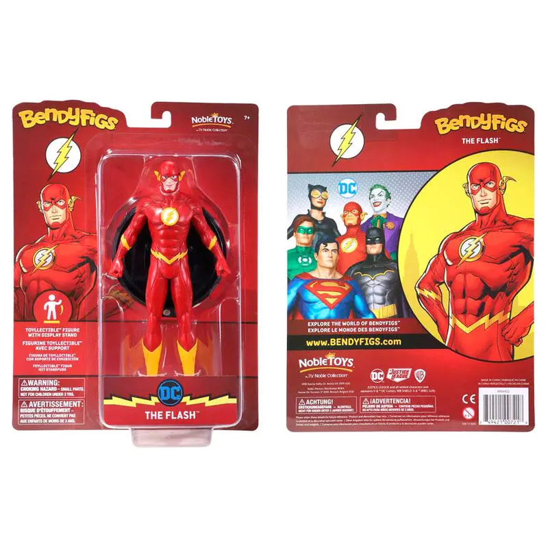 DC Comics Bendyfigs Figurina Flexibilă Flash 19 cm poza produsului