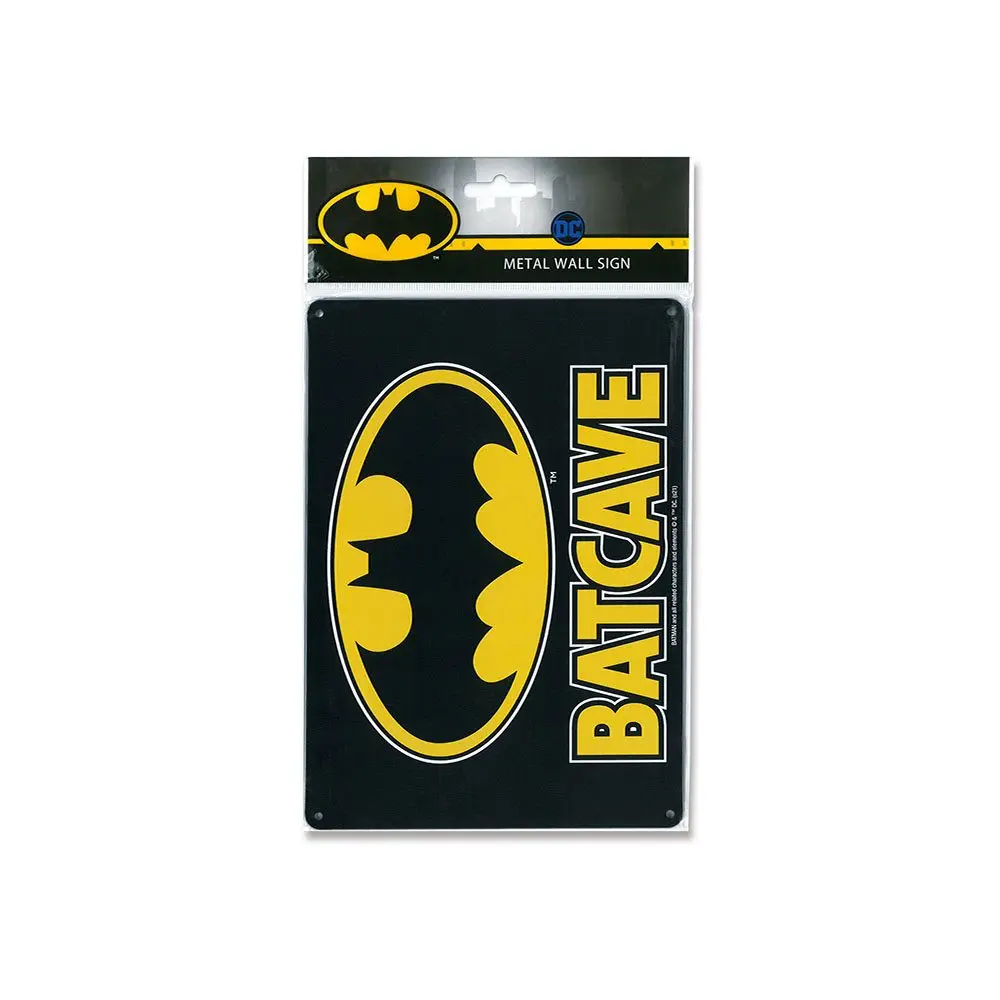 Tablă metalică DC Comics Batcave 15 x 21 cm poza produsului