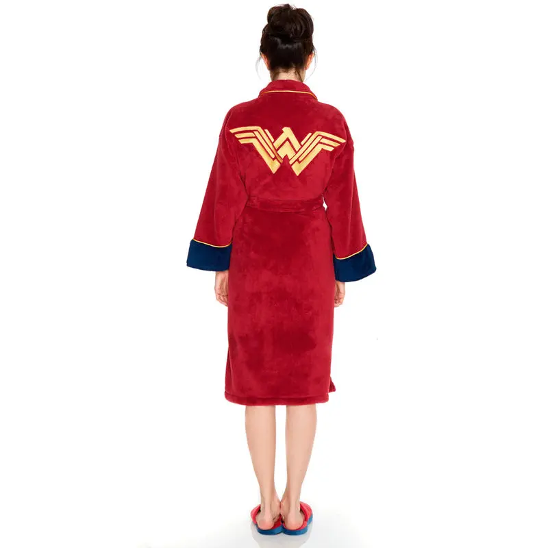 DC Comics Wonder Woman halat de baie fleece pentru damă poza produsului