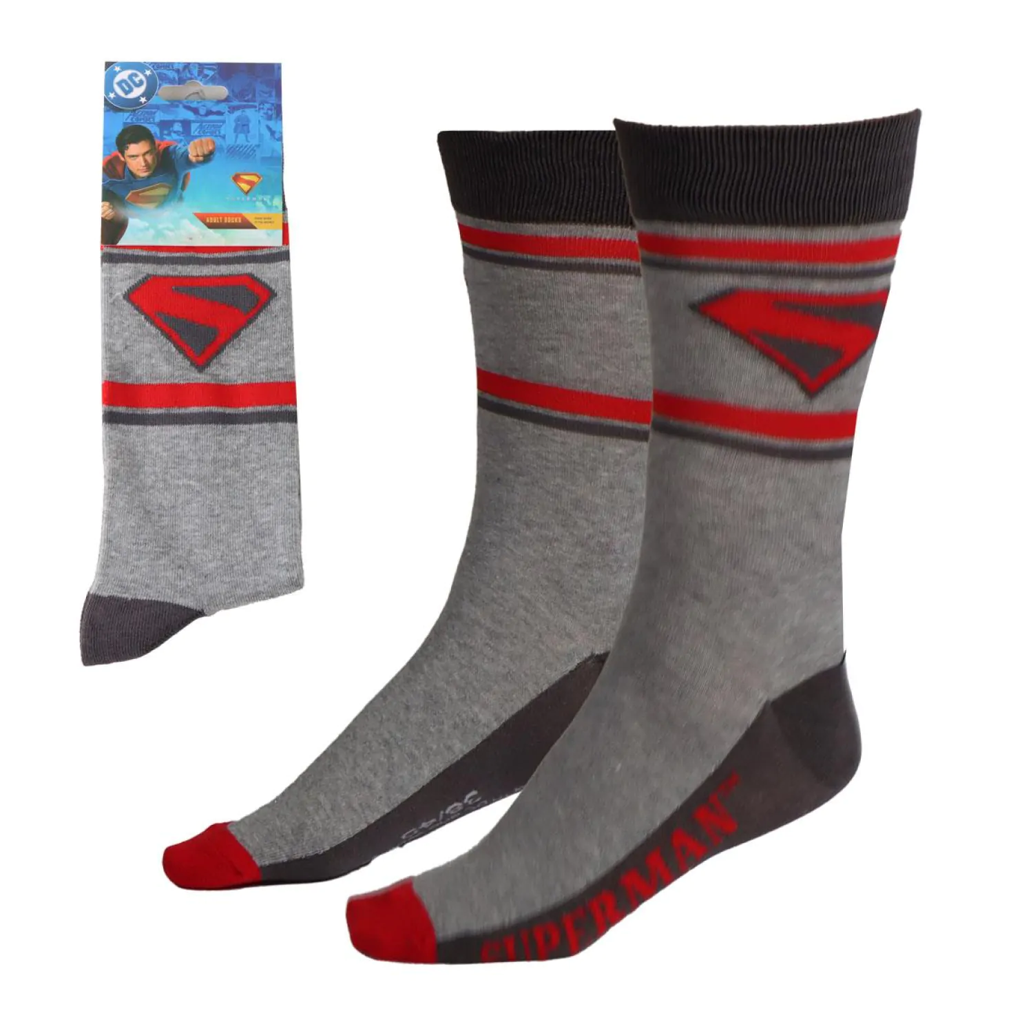 Șosete DC Comics Superman Logo Grey 38-45 poza produsului