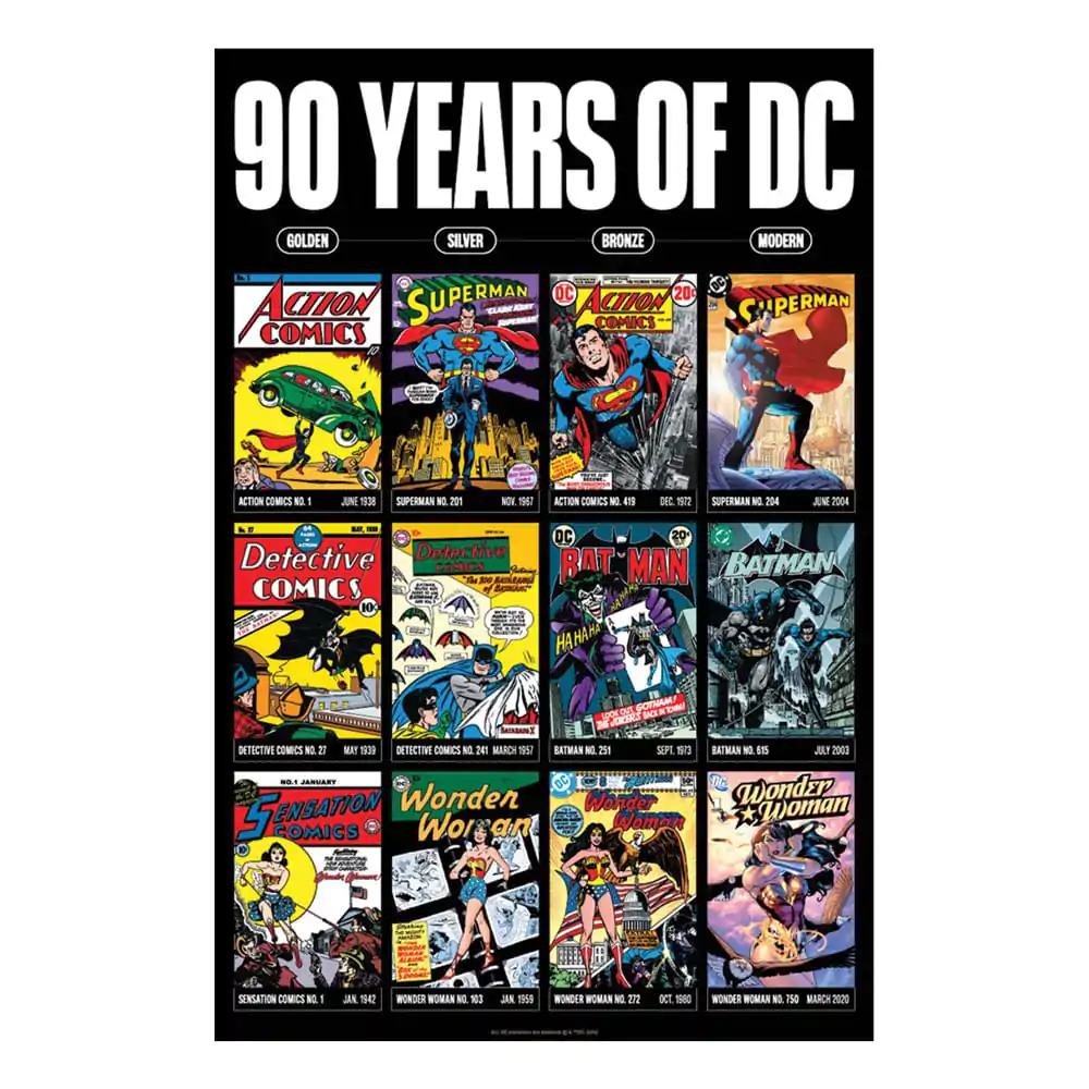 DC Comics Print artistic 90 Years Limited Edition 42 x 30 cm poza produsului
