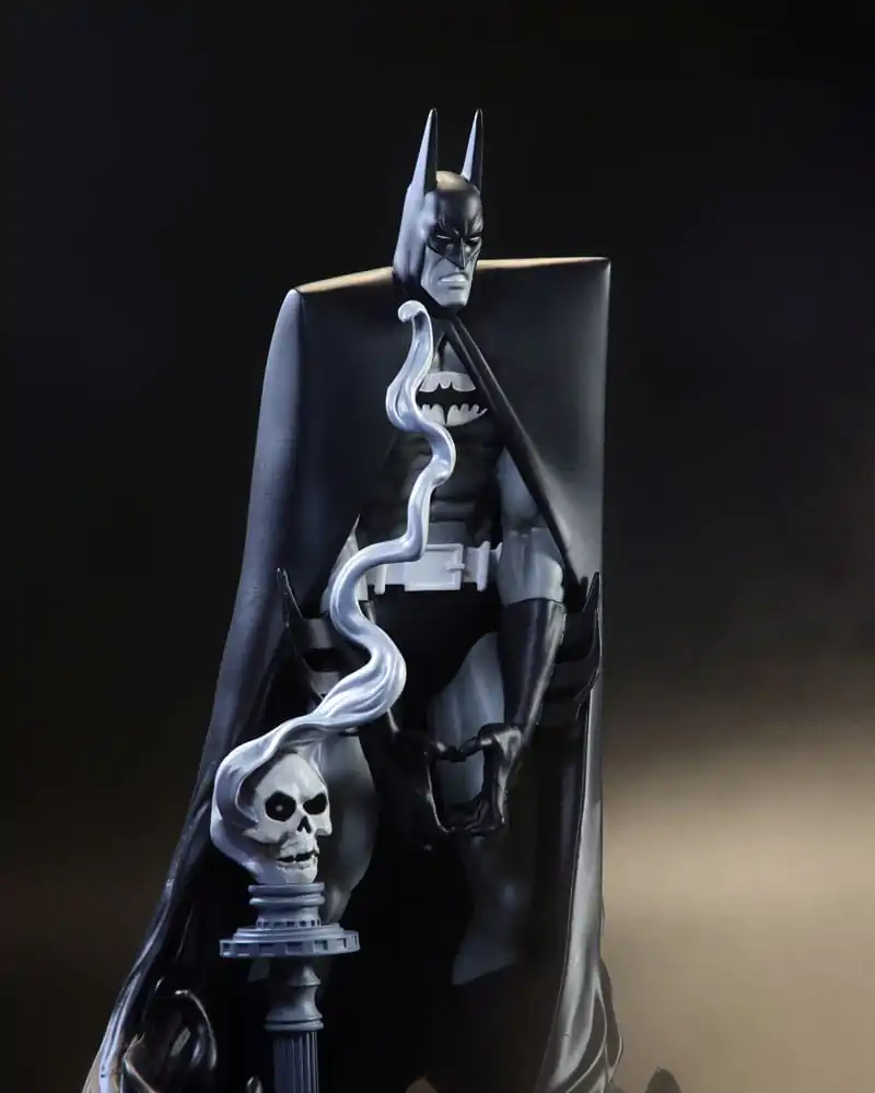 Statuie din rășină DC Direct 1/10 Batman Black & White de Bill Sienkiewicz 20 cm poza produsului