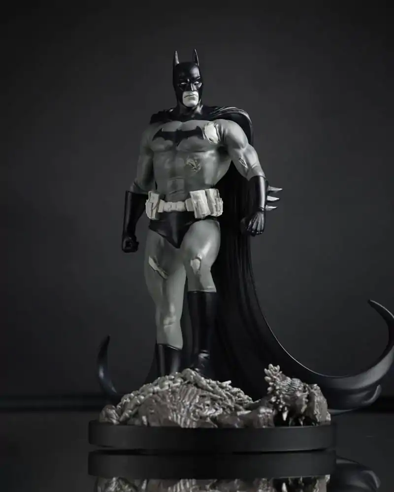 Statuie DC Direct 1/10 Batman by Bjorn Barends (Black White) 18 cm poza produsului