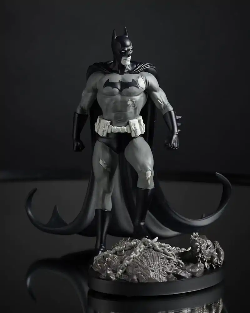 Statuie DC Direct 1/10 Batman by Bjorn Barends (Black White) 18 cm poza produsului