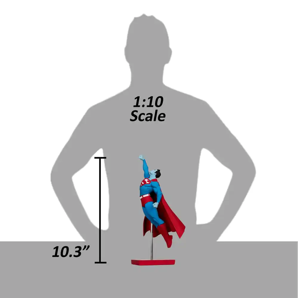 Statuie DC Direct 1/10 Superman Roșu și Albastru: Superman de Gary Frank Ediție Limitată 26 cm poza produsului