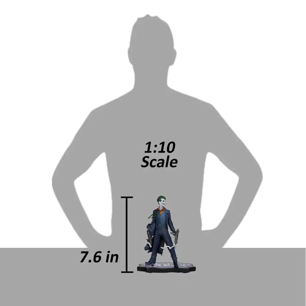 Statuie DC Direct 1/10 The Joker Purple Craze: The Joker by Gabriele Dell'Otto Limited Edition 19 cm poza produsului