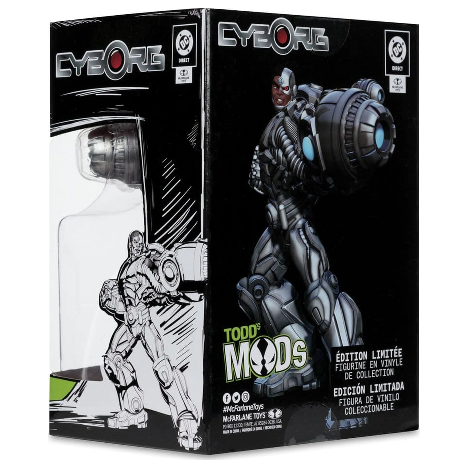 DC Direct Collector Statuie de vinil Cyborg 12 cm poza produsului