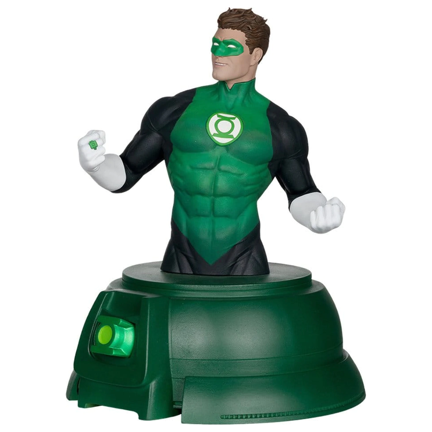 DC Direct Green Lantern Bust 1/1 Hal Jordan with Power Ring Prop Replica (Gold Label) 26 cm poza produsului