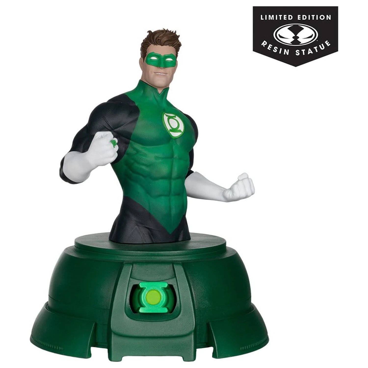 DC Direct Green Lantern Bust 1/1 Hal Jordan with Power Ring Prop Replica (Gold Label) 26 cm poza produsului