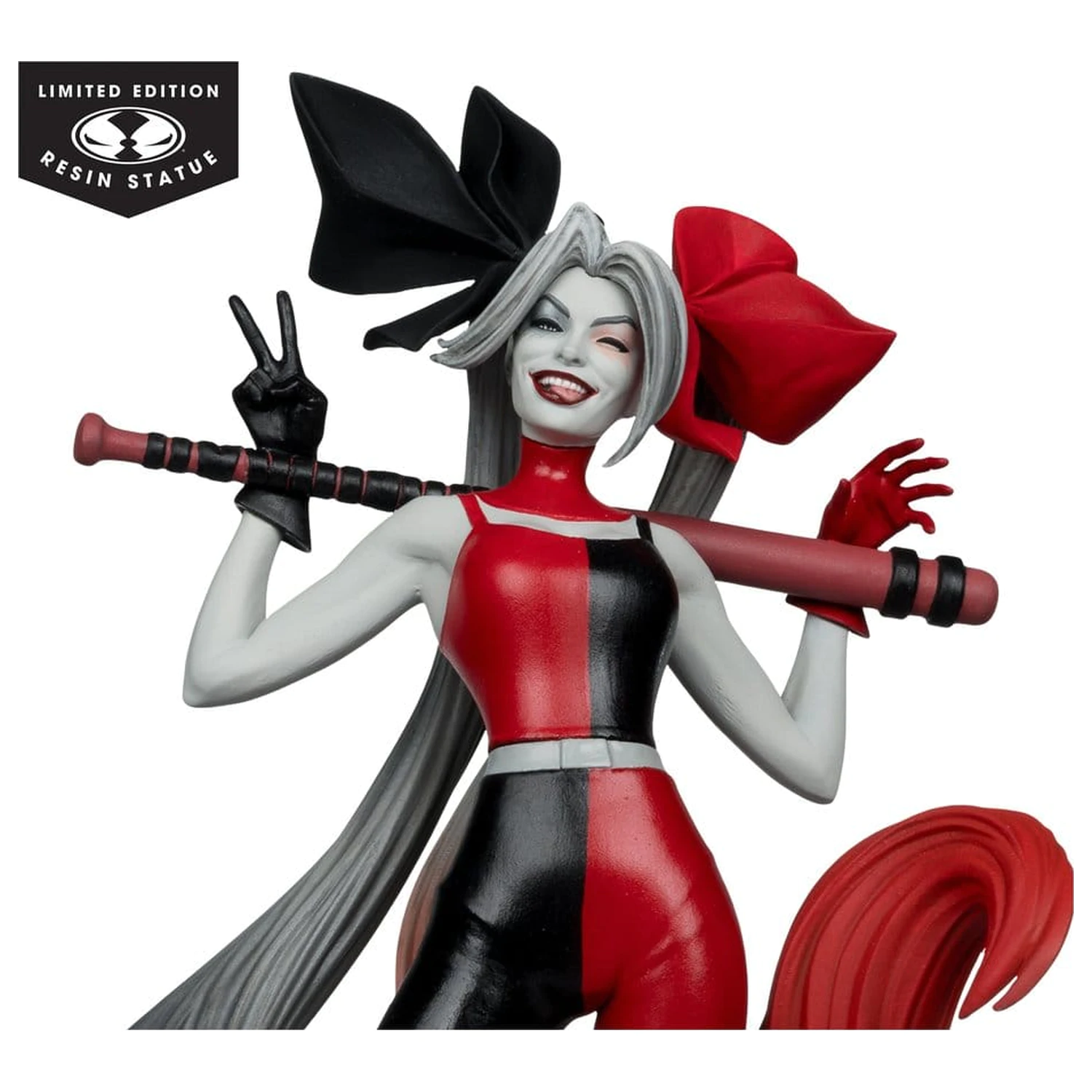 DC Direct Harley Quinn: Red, White & Black Statuie 1/10 Harley Quinn de Alex Garner 21 cm poza produsului
