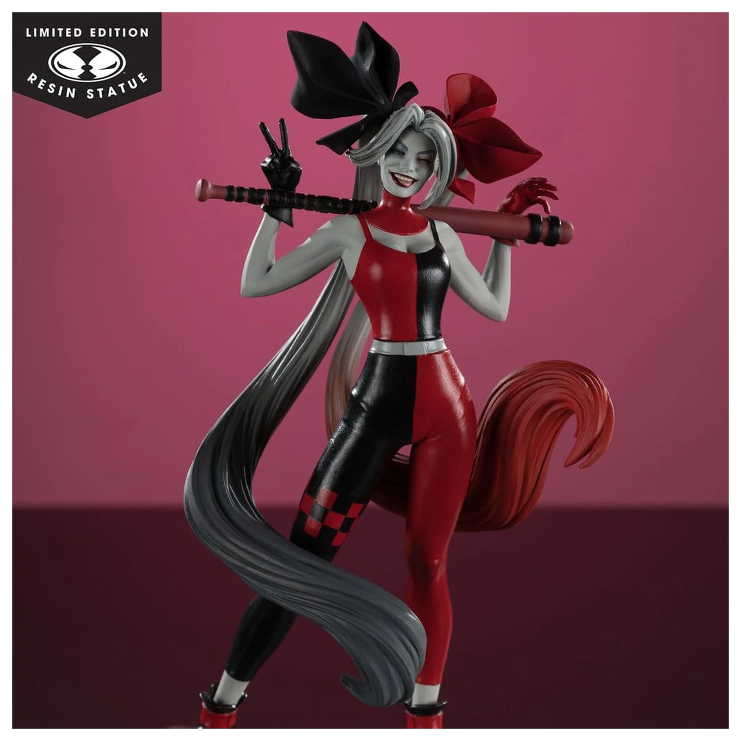 DC Direct Harley Quinn: Red, White & Black Statuie 1/10 Harley Quinn de Alex Garner 21 cm poza produsului