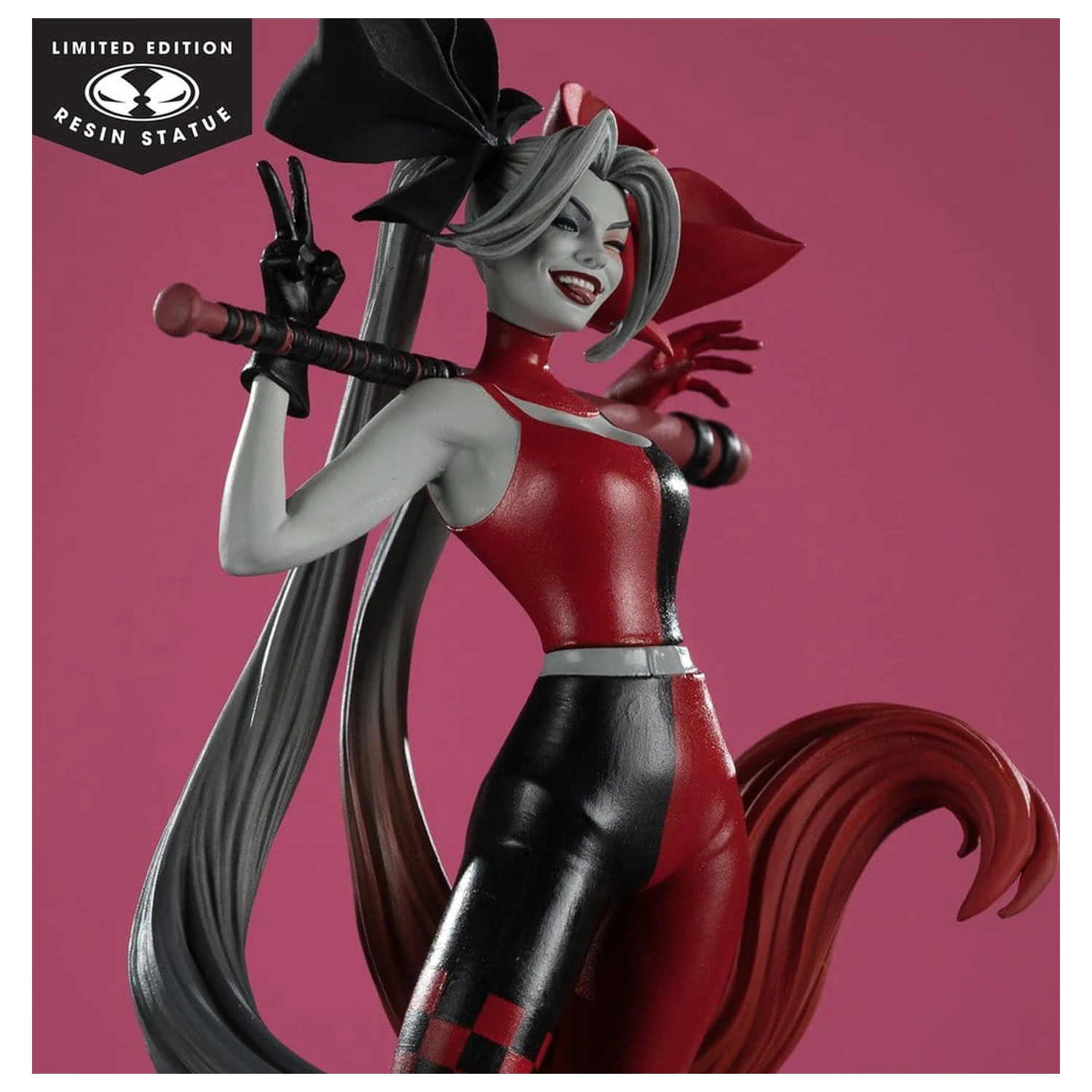 DC Direct Harley Quinn: Red, White & Black Statuie 1/10 Harley Quinn de Alex Garner 21 cm poza produsului