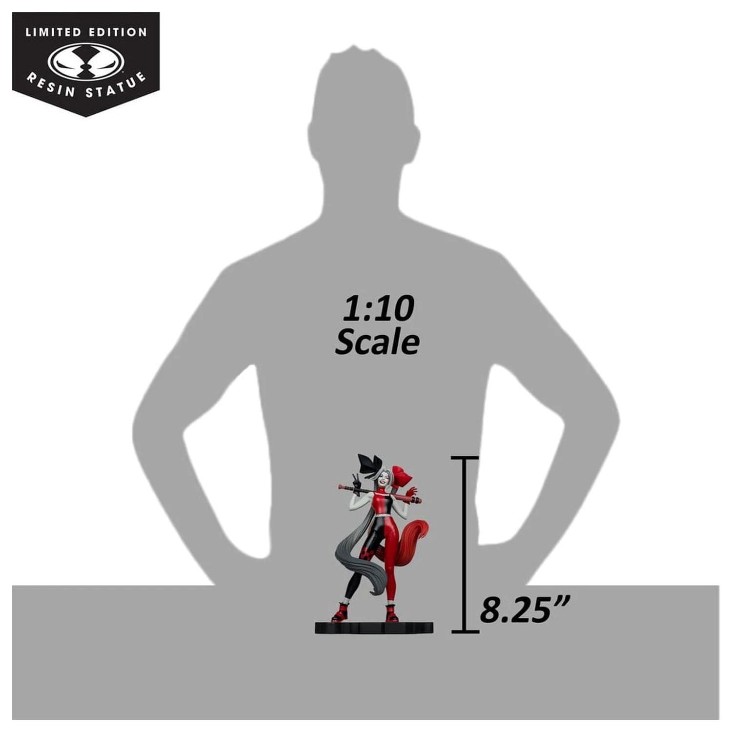 DC Direct Harley Quinn: Red, White & Black Statuie 1/10 Harley Quinn de Alex Garner 21 cm poza produsului