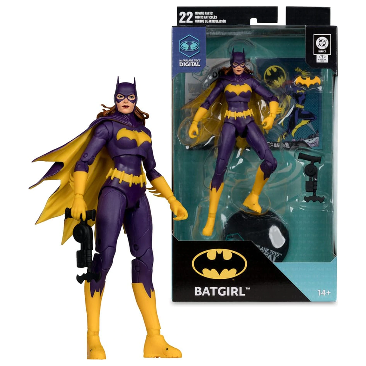 DC Direct McFarlane Toys Figurina de actiune Digitala Batgirl (DC Classics) 18 cm poza produsului