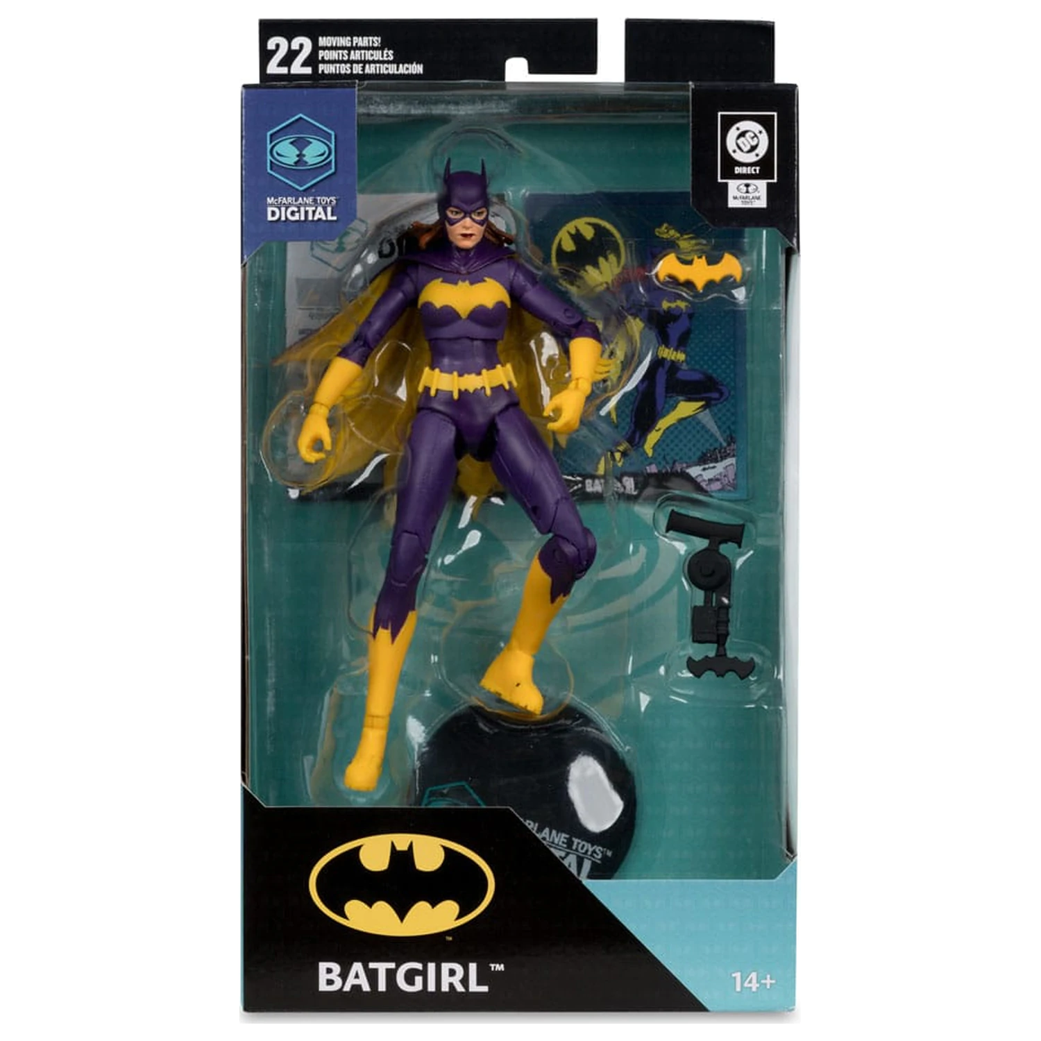 DC Direct McFarlane Toys Figurina de actiune Digitala Batgirl (DC Classics) 18 cm poza produsului