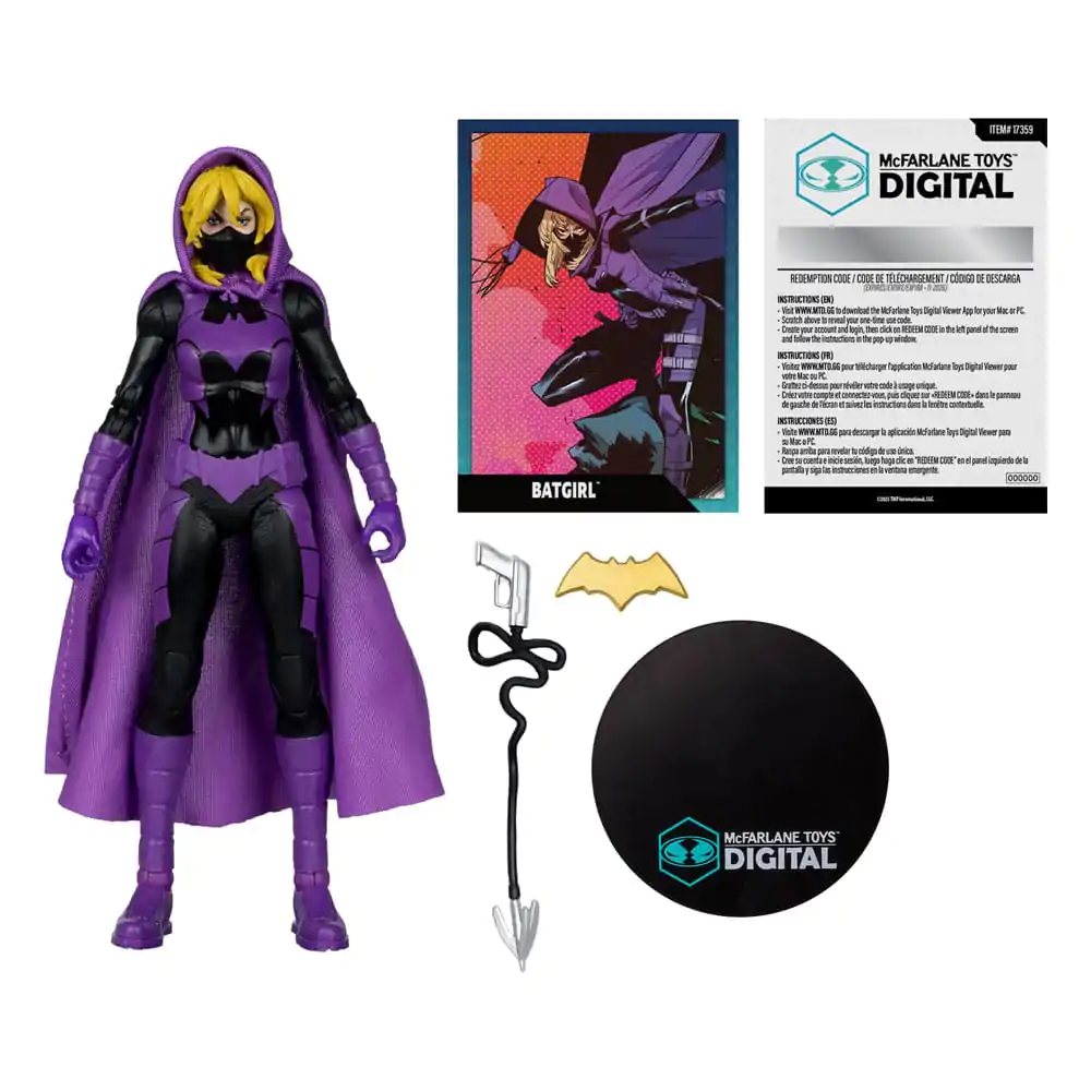 DC Direct McFarlane Toys Figurina de actiune digitala Batgirl Stephanie Brown (Batgirls) 17 cm poza produsului