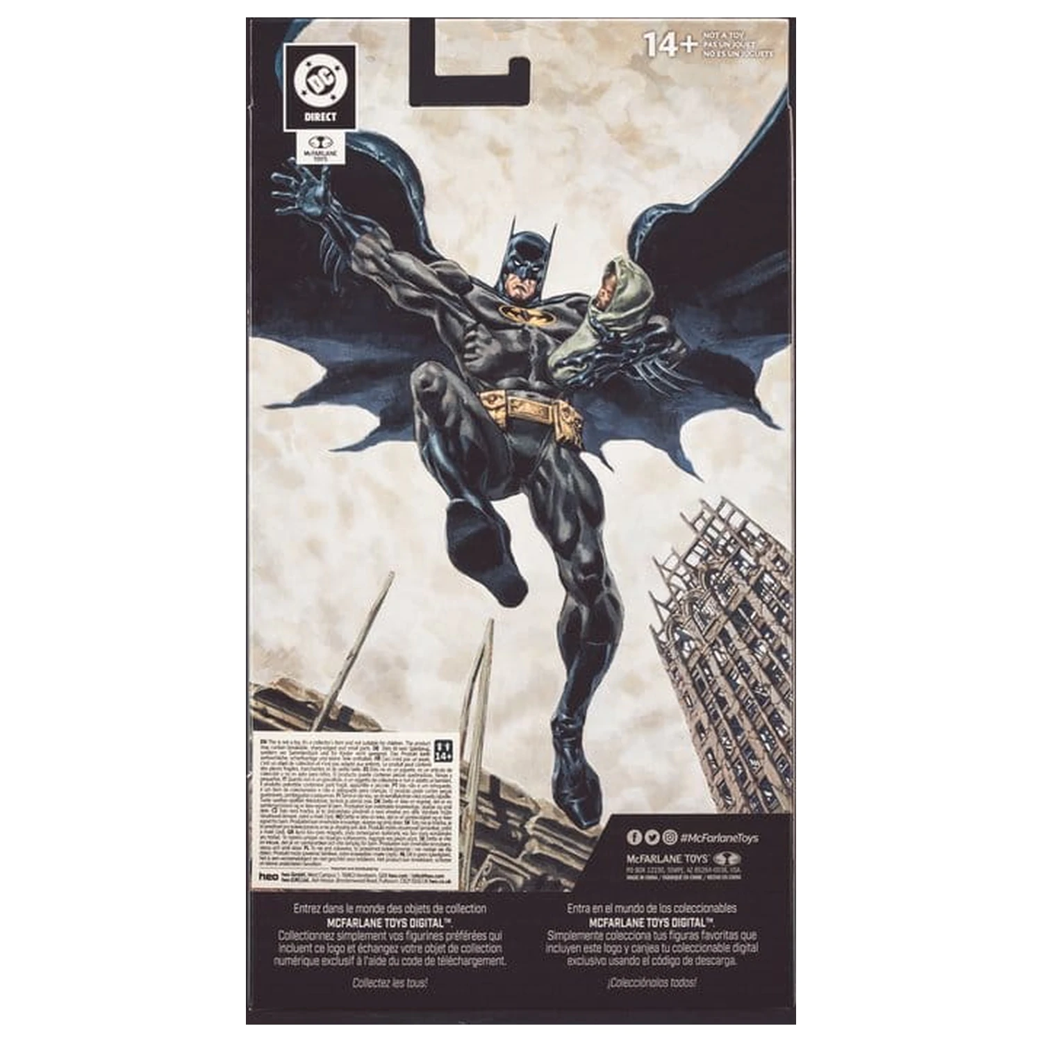 DC Direct McFarlane Toys figurină de acțiune digitală Batman (No Man's Land) (Platinum Edition) 18 cm poza produsului