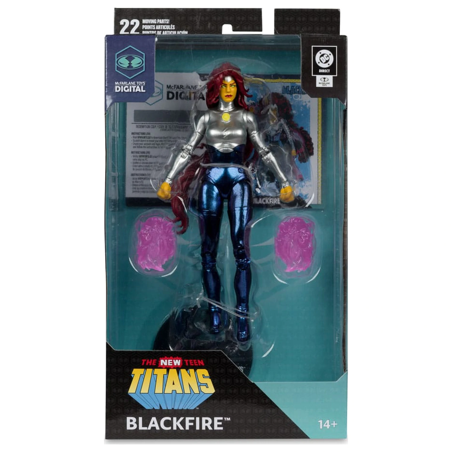 DC Direct McFarlane Toys Figurina de actiune Digitala Blackfire (The New Teen Titans) 18 cm poza produsului