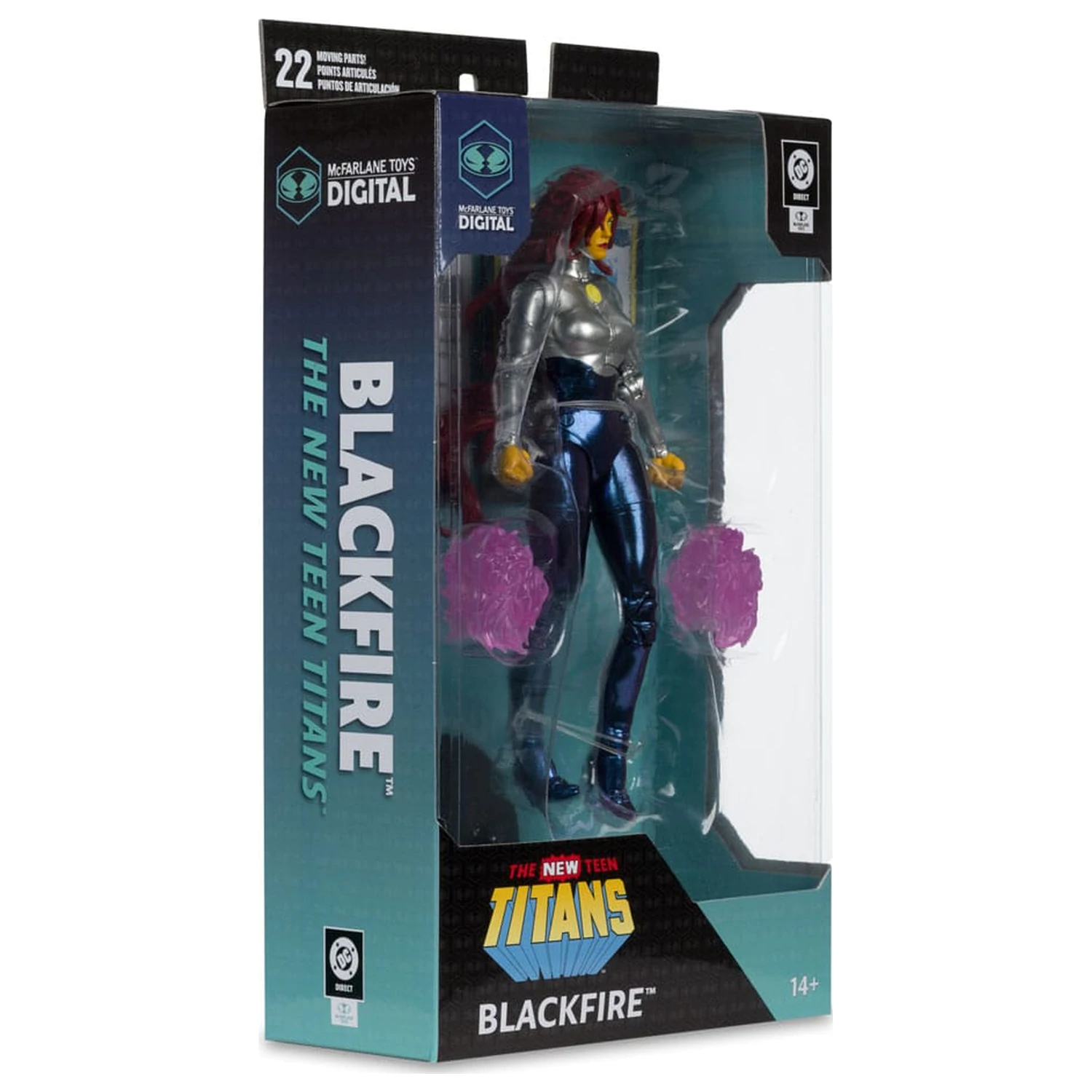 DC Direct McFarlane Toys Figurina de actiune Digitala Blackfire (The New Teen Titans) 18 cm poza produsului