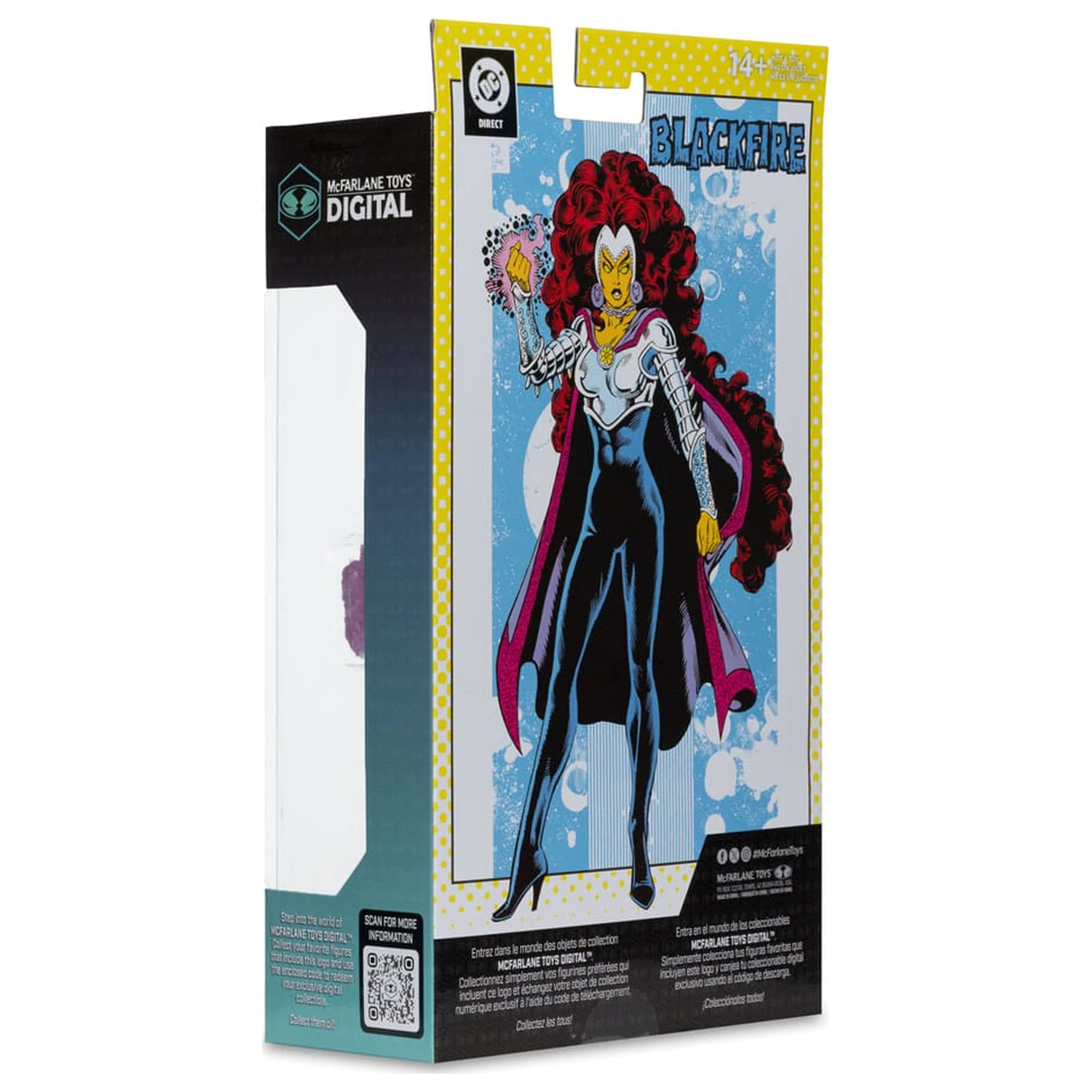 DC Direct McFarlane Toys Figurina de actiune Digitala Blackfire (The New Teen Titans) 18 cm poza produsului