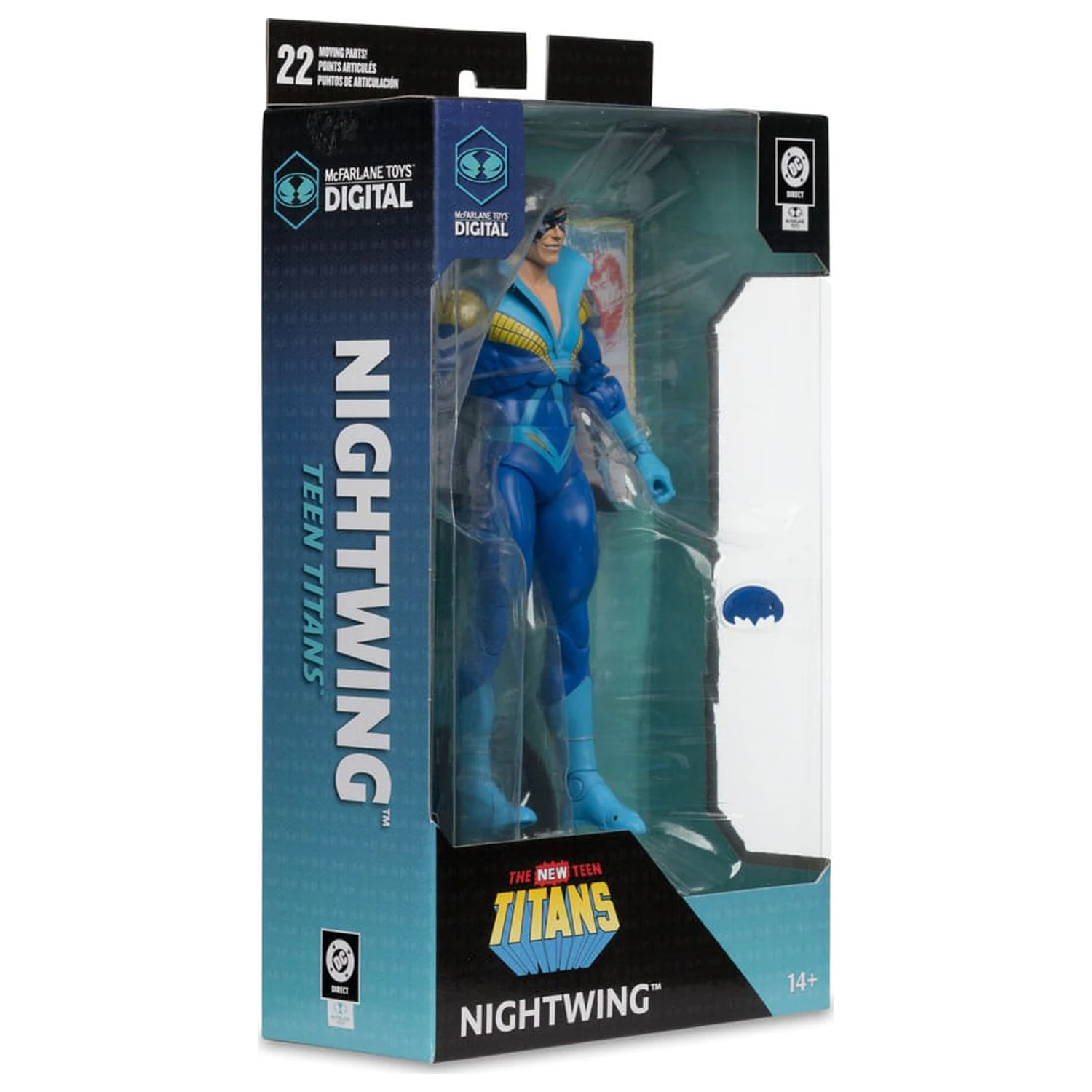 DC Direct McFarlane Toys Digital Figurina de Actiune Nightwing (Teen Titans) 18 cm poza produsului
