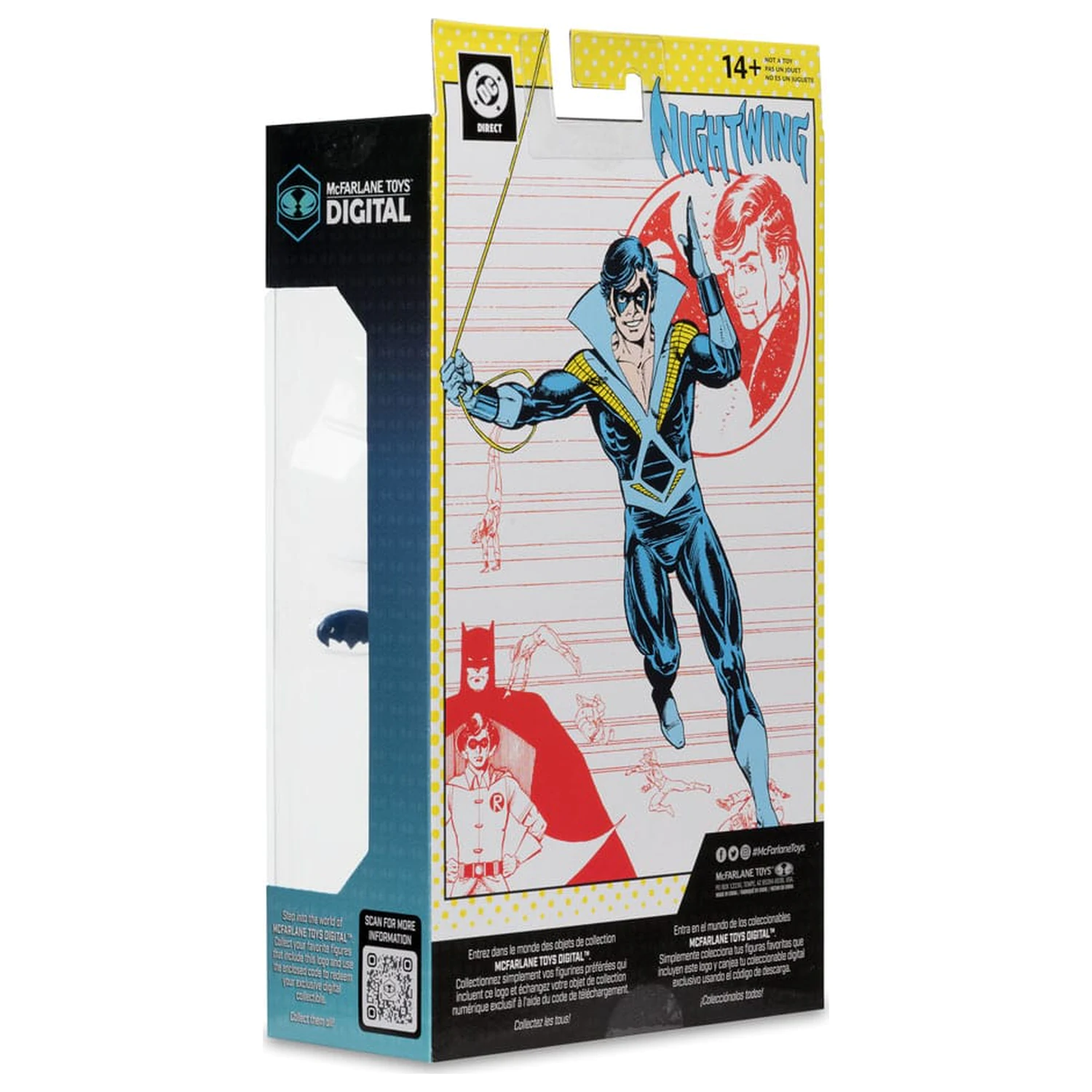 DC Direct McFarlane Toys Digital Figurina de Actiune Nightwing (Teen Titans) 18 cm poza produsului