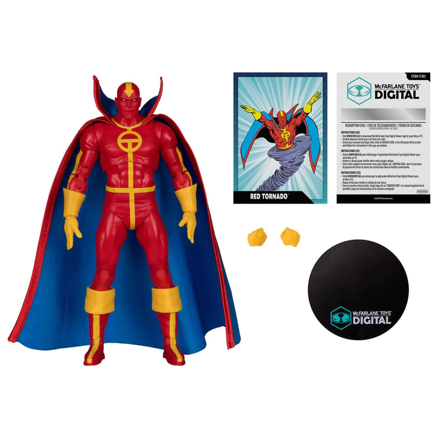 DC Direct McFarlane Toys Figurina de actiune digitala Red Tornado (Bronze Age) 18 cm poza produsului